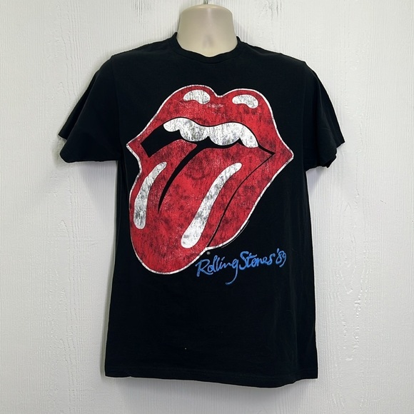 Rolling Stones - Rolling Stones Red Tongue 1989 Graphic Short Sleeve T Shirt M - Picture 2 of 8